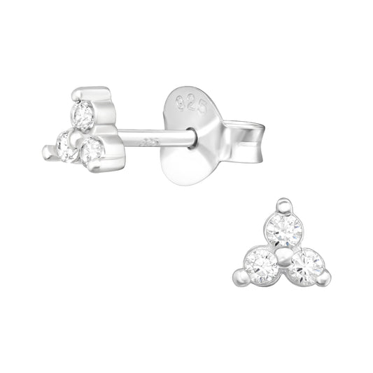 Minimalistic tiny studs sterling silver